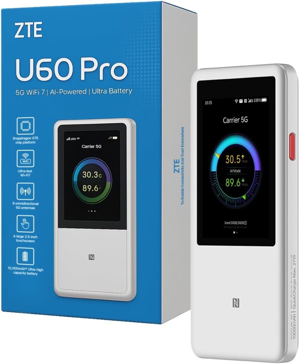 ZTE U60 Pro 5G Pocket WiFi Router