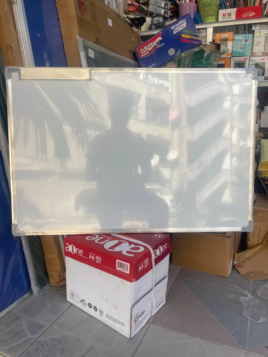 Whiteboard 1m by 0.5m