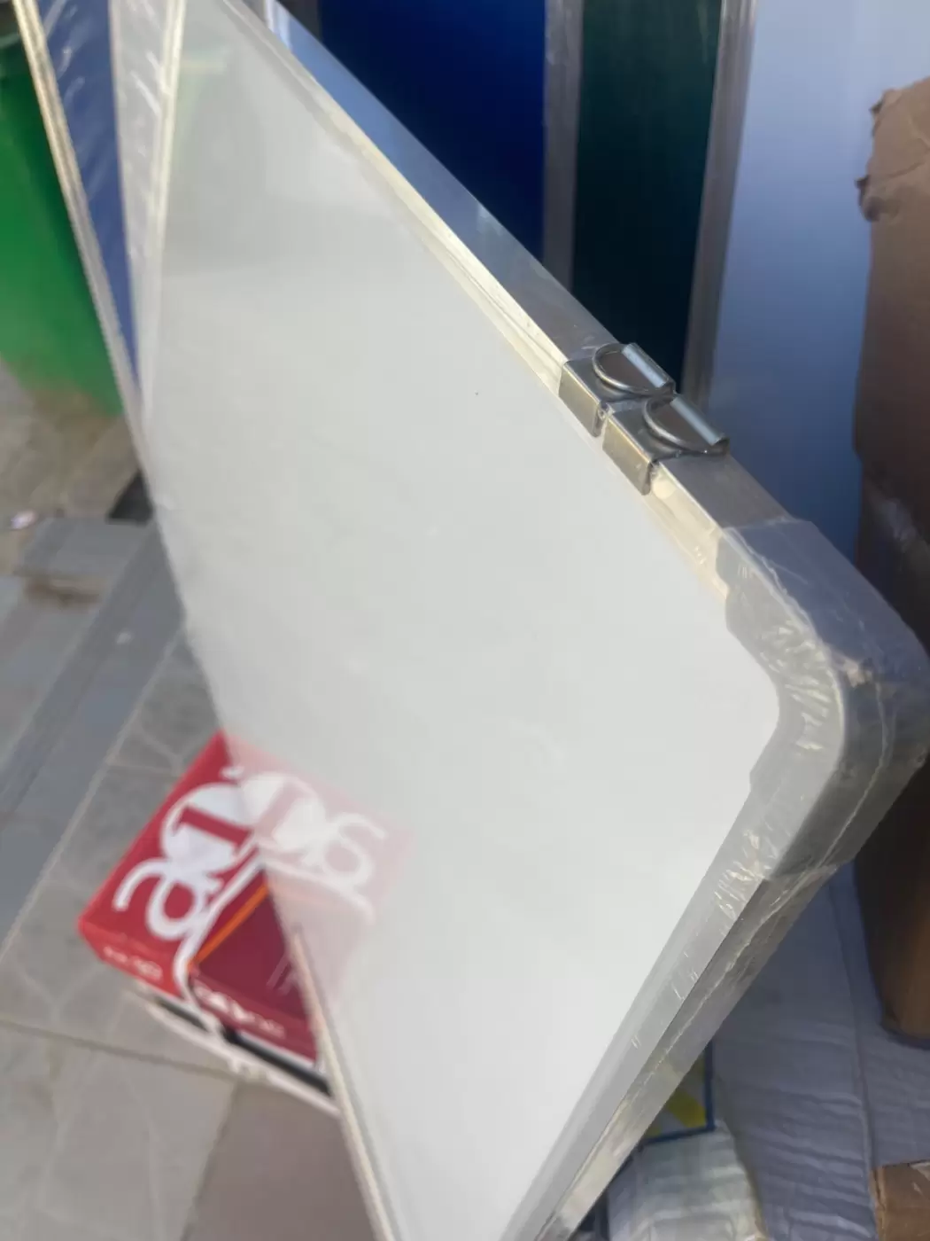 Whiteboard 1m by 0.5m